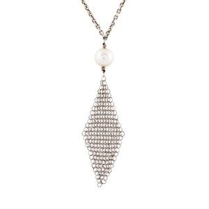 Tiffany & Co. Elsa Peretti Pearl Mesh Pendant